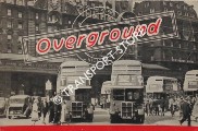 Book cover of Overground - A Pictorial Half-Century of London's Road Transport by NEWMAN, Stanley